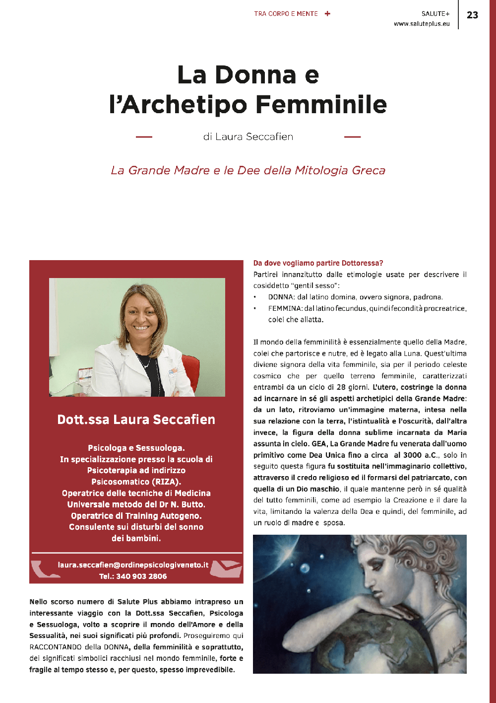 copertina la psicosomatica e l'universo femminile